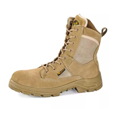 Safetoe H-9438 Beige S1P Suede Steel Toe