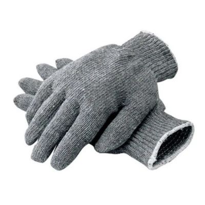  450GM Grey Cotton Knitted Work Safety Hand Gloves 
