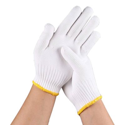  650GM COTTON KNITTED WORK SAFETY HAND GLOVES 