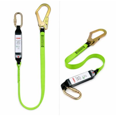 TOHO ML 207 Shock Absorbing 1.8 Meter Fall Arrest Single Lanyard with Anti Fall Hook