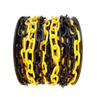Barrication Chain Yellow & Black 8 MM X 20M