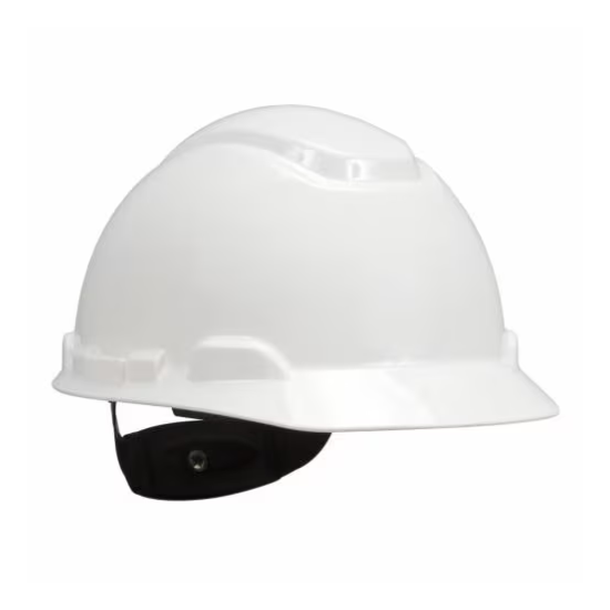 3M H-701R WHITE HARDHAT HELMET WITH 4 POINT RATCHE