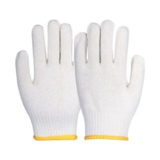 650 GM COTTON KNITTED WORK SAFETY HAND GLOVES