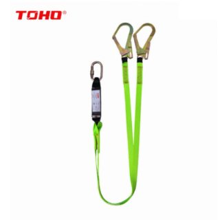 TOHO ML 209 Shock Absorbing 1.8 Meter Double Lanyard with Anti-Fall Hook