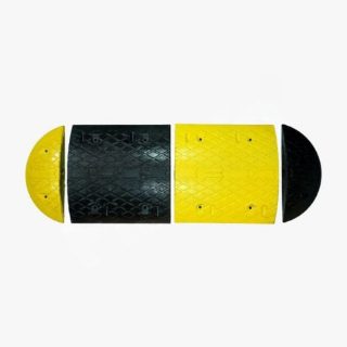 Besto L-06 Heavy Duty Rubber Road Safety Speed Hump with Reflective Surface