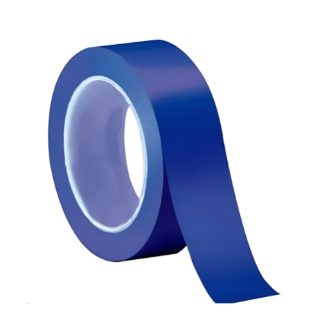 Road Safety PVC Blue Heat Resistant Reflective Tape 25 Metre Roll