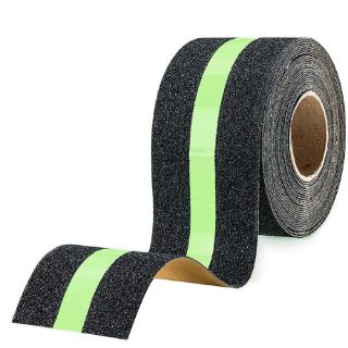 Glow In The Dark Non Slip Tape for Stairs and Floors 2 Inch, 10 Metre Roll