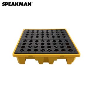 SPEAKMAN ZC5 4 Drum Spill Pallet for Industrial Chemical and Liquid Containment
