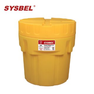 Sysbel SYD200 20 Gallon Polyethylene Overpack Salvage Drum for Chemical, Oil and Hazardous Waste Spill Containment