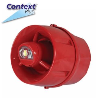 CONTEXT PLUS CON433A COMBINED ADDRESSABLE SOUNDER AND BEACON 103 DB DEEP BASE