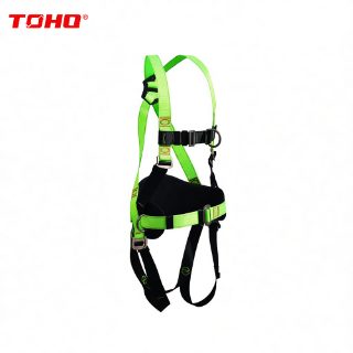 TOHO MH109 4D RING FULL BODY SAFETY HARNESS FOR FALL ARREST AND CLIMBING WITH STEEL COBRA BUCKLES