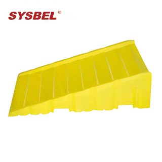 SYSBEL SPP001 Poly Spill Pallet Ramp Drum Loading Ramp for Safe Drum Handling