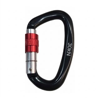 SH04 30KN LOCKING CARABINER HEAVY DUTY ALUMINUM SAFETY HOOK