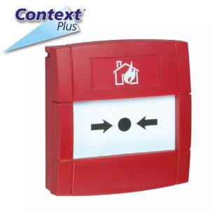CONTEXT PLUS POLYCARBONATE INGRESS PROTECTION CONVENTIONAL MANUAL CALL POINT EMERGENCY AND FIRE ALARM