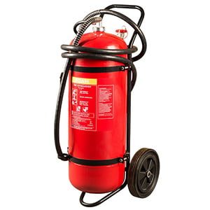 50 LITERS AFFF AQUEOUS FILM FORMING FOAM FIRE EXTINGUISHER WITH WHEELED TROLLEY