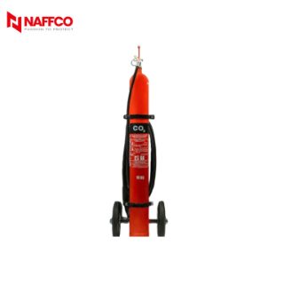 NAFFCO NTC10X 10 KG CARBON DIOXIDE CO2 FIRE EXTINGUISHER WITH TROLLEY