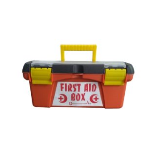 PORTABLE EMERGENCY PLASTIC MEDICINE & SURGICAL STORAGE FIRST AID PATIENT SAFETY BOX