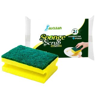 SCRUBBER PAD CLEANING SCOURING SPONGE FOR UTENSILS
