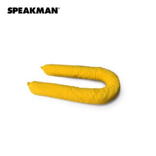 SPEAKMAN CAS01 Chemical Absorbent Sock 3 Inch × 4 Feet for Hazardous Liquid and Corrosive Spill Containment