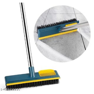 6784 Bathroom Brush and Wiper DUAL Dual Action Toilet Floor and Tile Cleaning Tool