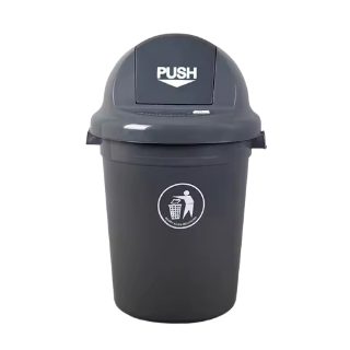 Industrial XDL 80A 1 80 Liter Plastic Round Recycling Dustbin with Push Lid