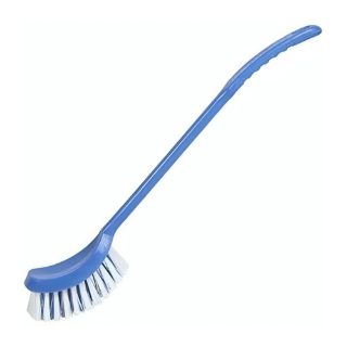 8141 Round Plastic Bathroom Toilet Cleaning Brush with Caddy