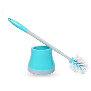 8308 Steel Stick Bathroom Cleaning Toilet Brush with Holder