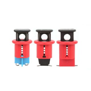LOTO MCB Circuit Breaker Lockout Pin-Out Pin-In and Pin-Out Wide 120/277V