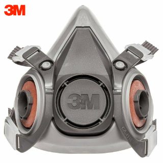 3M 6200 Half Facepiece Reusable Respirator Mask with Adjustable Harness