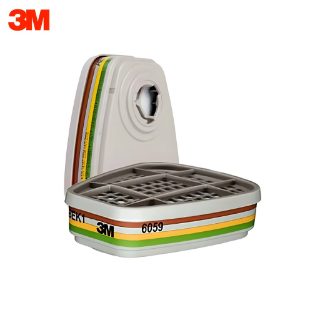 3M ABEK1 6059 Gas and Vapour Cartridge Filter for Respiratory Protection