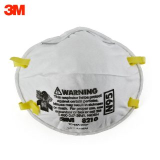 3M 8210 N95 Dust Particulate Respirator Face Mask