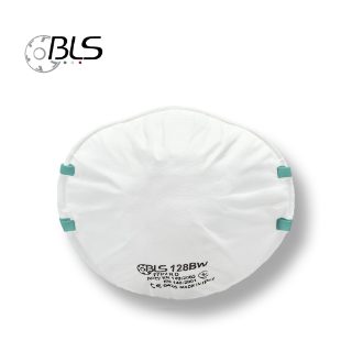 BLS 128BW FFP2 R D Disposable Cup Shaped Particulate Respirator Face Mask