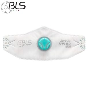 BLS Zer0 33 FFP3 NR D Disposable Flat Fold High Filtration Face Mask with Eolo Exhalation Valve