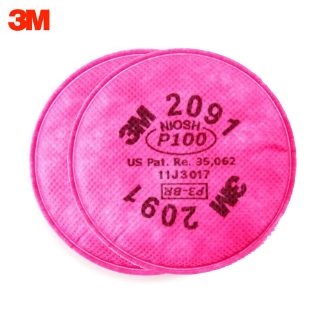 3M 2091 P100 Particulate Filter for Oil and Non Oil Based Particulates