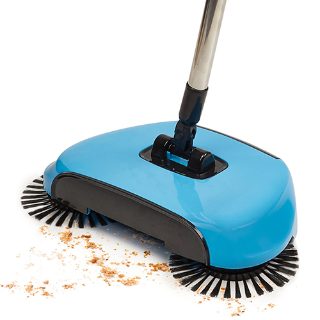 7209 HEAVY DUTY HAND PUSH 3 IN 1 ROTATING SWEEPING BROOM