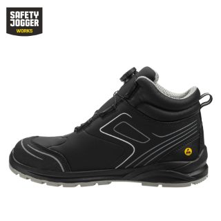 Safety Jogger CADOR S3 MID ESD SRC Steel Toe Safety Shoes with Twist Lock System