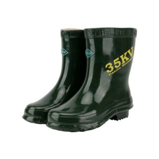Di Electrical 35KV Rubber Anti Acid High Voltage Insulating Safety Gumboots