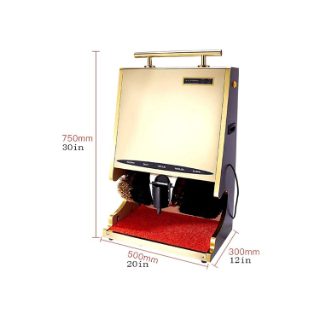 SHOE POLISHER SF-G04 STAINLESS STEEL ELASTIC BRUSH AUTOMATIC SHINING MACHINE
