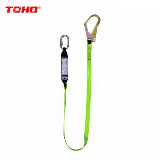 TOHO ML207 Shock Absorbing 1.8 Meter Fall Arrest Single Lanyard With Anti Fall Hook