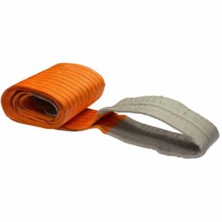 Strong 15 Ton Flat Polyester Webbing Anchor Sling for Heavy Duty Lifting
