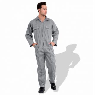 P989BL Cotton Polyester Hi-Vis Safety Reflective Coverall for Road Work