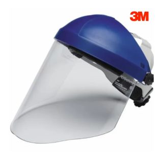 3M-H8A-Ratchet Headgear with Clear Polycarbonate Face Shield