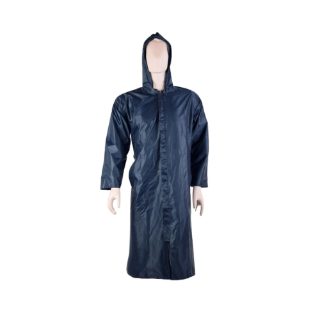 Blue Parachute Washable Waterproof Adult Raincoat with Hood