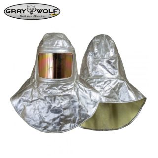 Gray Wolf RSAFE GW7600ACSC5 Aluminized Heat and Molten Metal Resistant Safety Hood