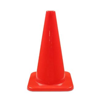 Road Safety Waterproof PVC Orange Traffic Cone Without Reflective Bands