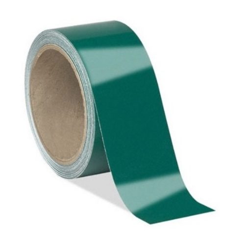 Road Safety PVC Green Heat Resistant Reflective Tape 25 Metre Roll
