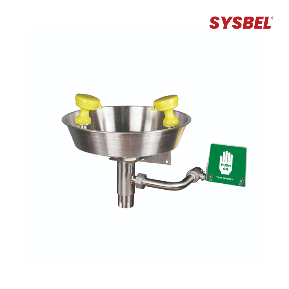 SYSBEL WALL MOUNTED BASIN EYEWASH STATION
