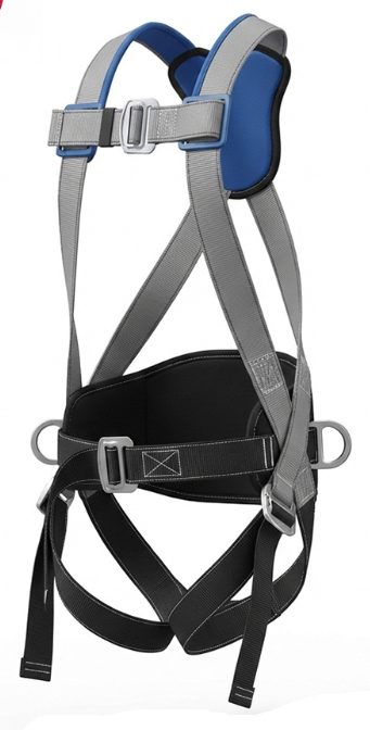 HS 5226 FULL BODY SAFETY HARNESS WITH DOUBLE LANYARD FOR FALL ARREST & WORK POSITIONING