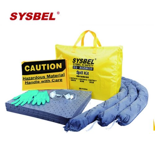 SYSBEL SKIT001G Universal Portable Spill Kit Bag 10 Litres, 15 Litres and 20 Litres