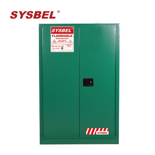 SYSBEL WA810450G Green 45 Gal 170 L Pesticides & Chemical Safety Storage Cabinet FM & CE Approved